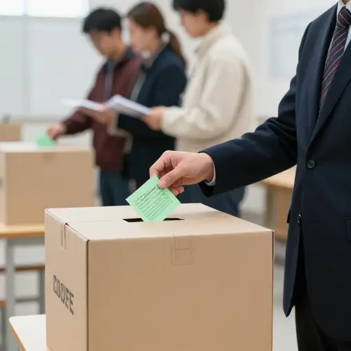 在上次选举中，我投票给了绿党。