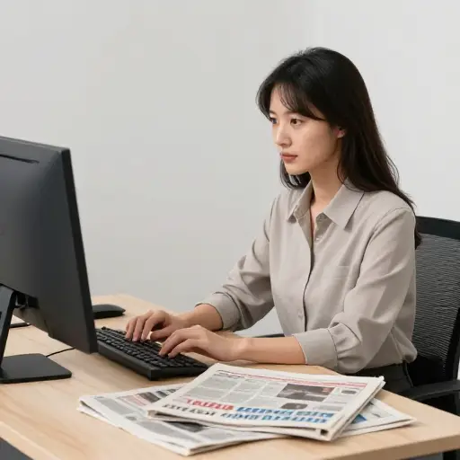 她为其中一家小报撰稿。