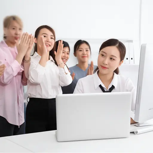 她树立了良好的领导榜样。