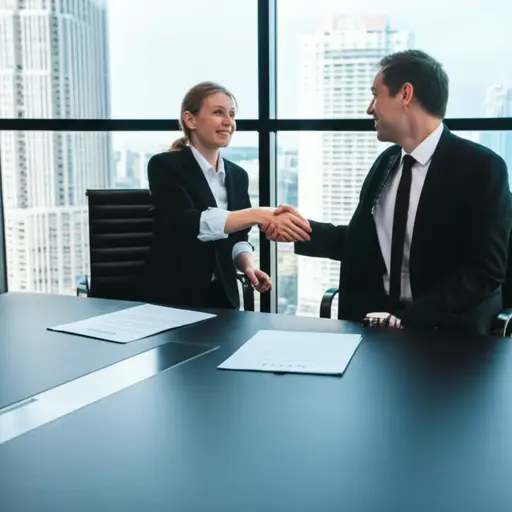 他们谈判达成了一笔利润丰厚的商业交易。