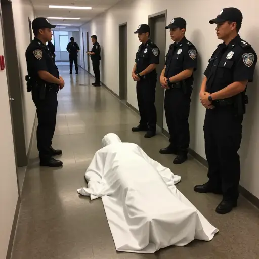 在大楼里发现了一具尸体。