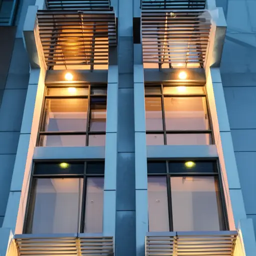 我住在三楼，我朋友就住在我楼上。