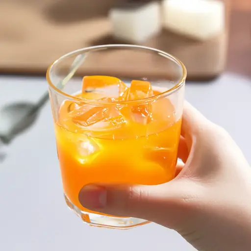 给我倒点果汁吧，我想加点冰块。