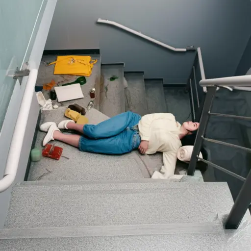 她摔得很重——能活着真是幸运。