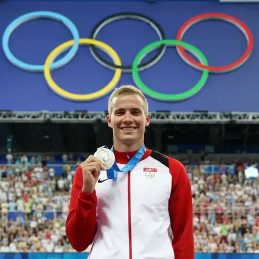对于如此年轻的运动员来说，奥运银牌是一项显著的成就。