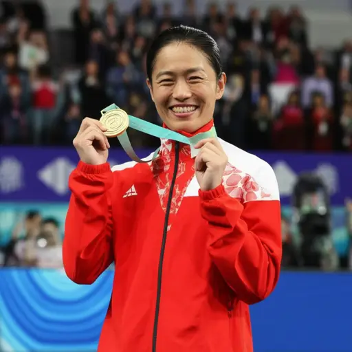 我们赢得了金牌。