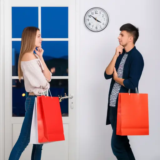 如果你没问题，我就把购物留到明天。