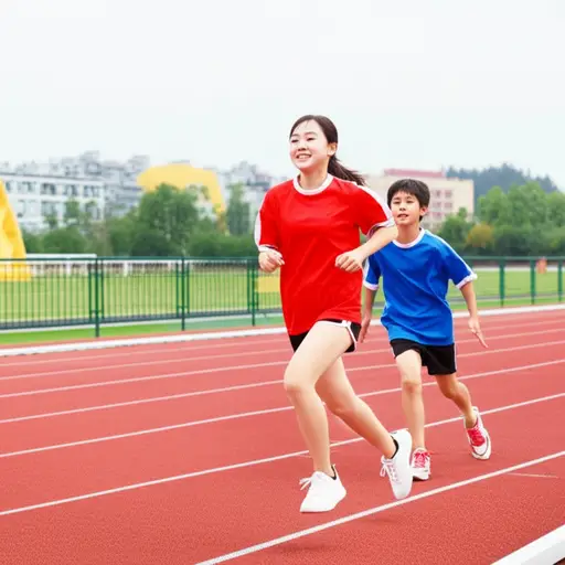 她跑得比他快多了。