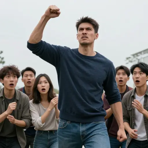 他经常行为暴力，他们都很怕他。