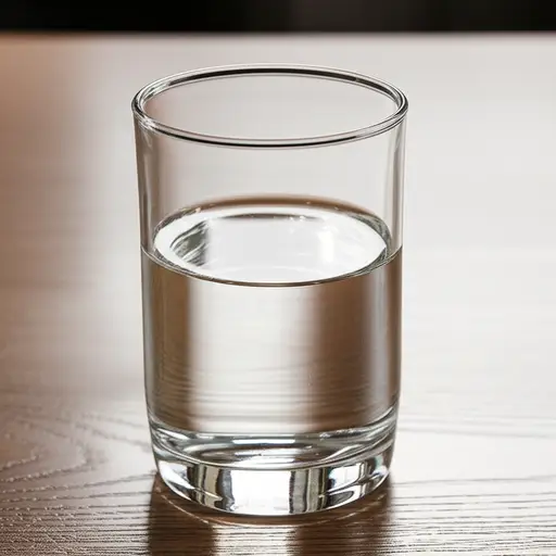 这杯水正好够我喝。