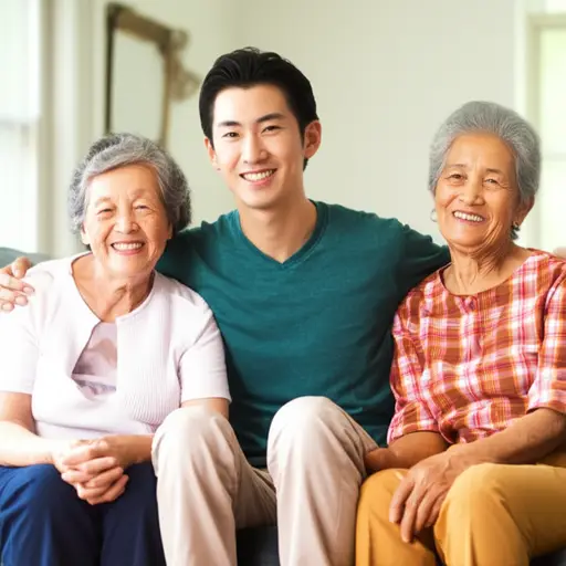 他的拜访给他的祖父母带来了如此多的快乐。