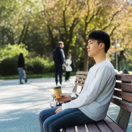 现在别跟他说话——他看起来心不在焉，你说什么他都听不进去。