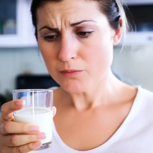 我想这牛奶坏了。