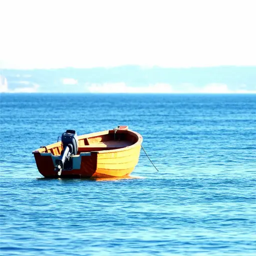 当发动机突然熄火时，船离海岸大约一英里。