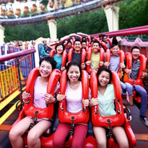 当你和朋友在一起时，你通常去玩过山车之类的。