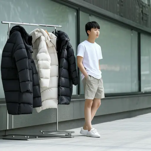 夏装比冬装轻便。