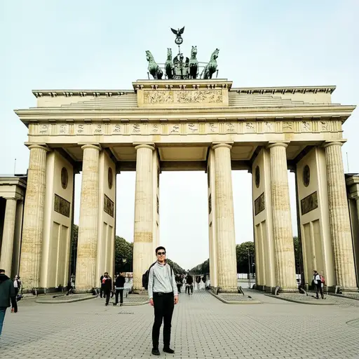 我最近去了一趟柏林。