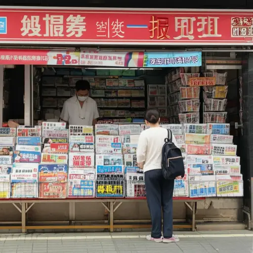 打扰一下，你们卖报纸吗？