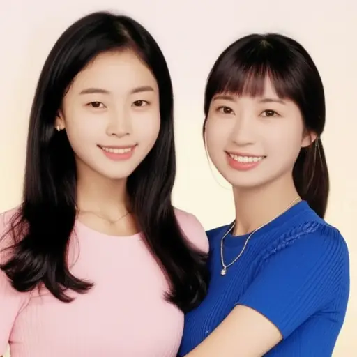 人们说我看上去和我姐姐一模一样。