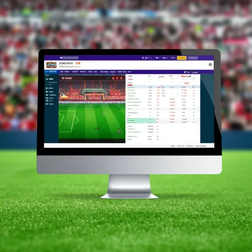 该网站包含了关于足球比赛的实时信息。