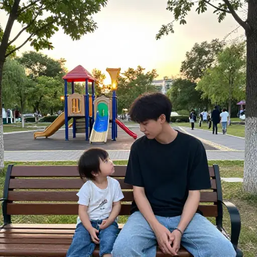 我会陪着你直到你父母来。