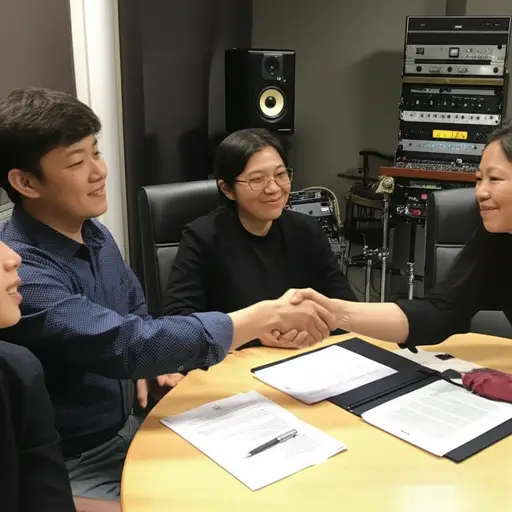 这个团体刚签了一家新的唱片公司。