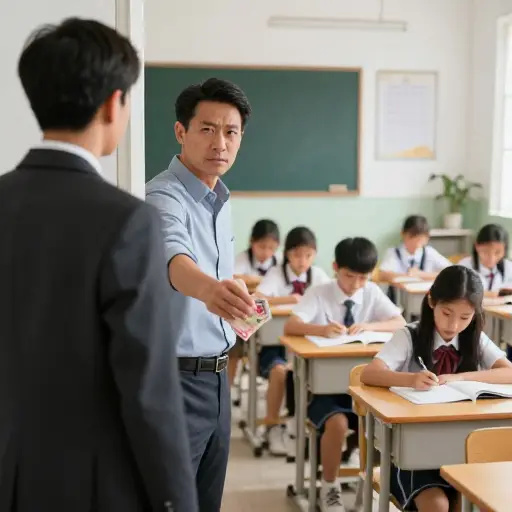 他无法容忍任何人为了钱打扰孩子们的生活，因为他是个非常正直的人。