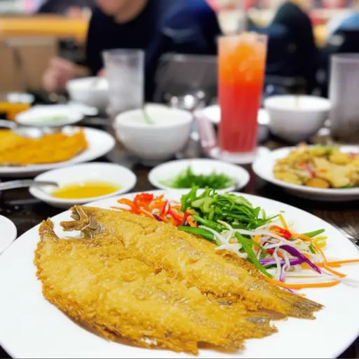 这家餐厅的烤鱼非常美味。