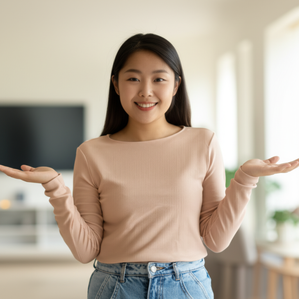 她耸了耸肩笑了笑。