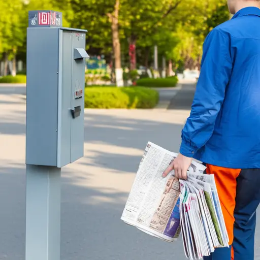 报纸每天都会送来。