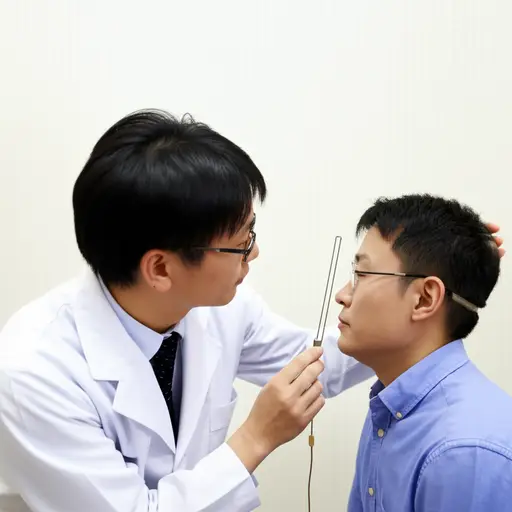 医生将通过一系列声音测试你的听力。