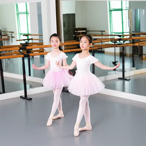 两个孩子都跳芭蕾舞。