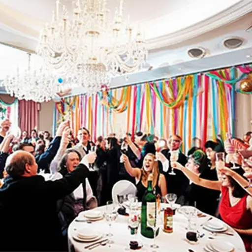 有一百人参加了聚会。