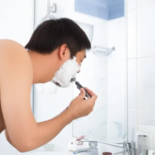 约翰每天必须刮两次胡子。