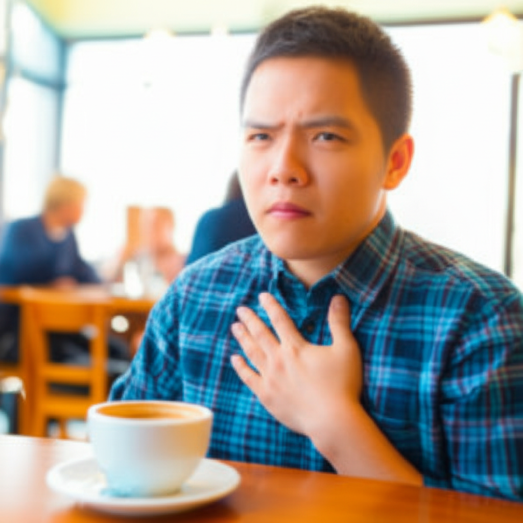 过量的咖啡因可能会引发某些人的心律不齐。