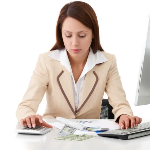 她每年大约赚四万美元。