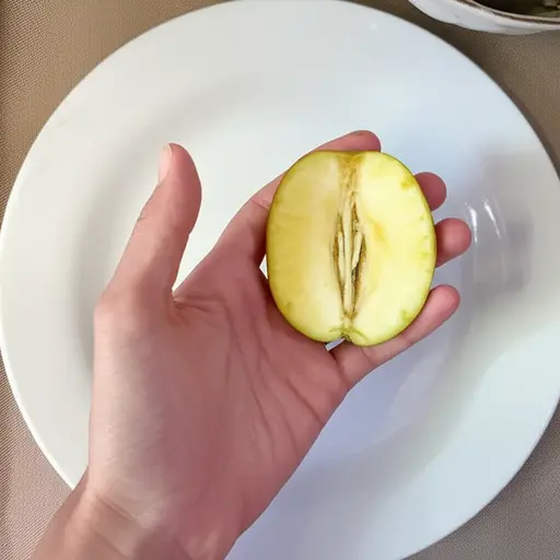 这水果有种奇怪的味道，所以我没有吃。