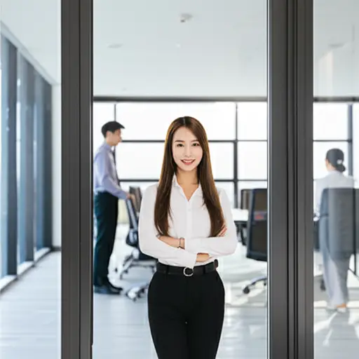 她是最早到达的人之一。