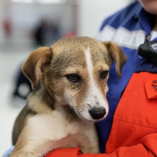 那只受伤的动物在获救后只活了很短时间。