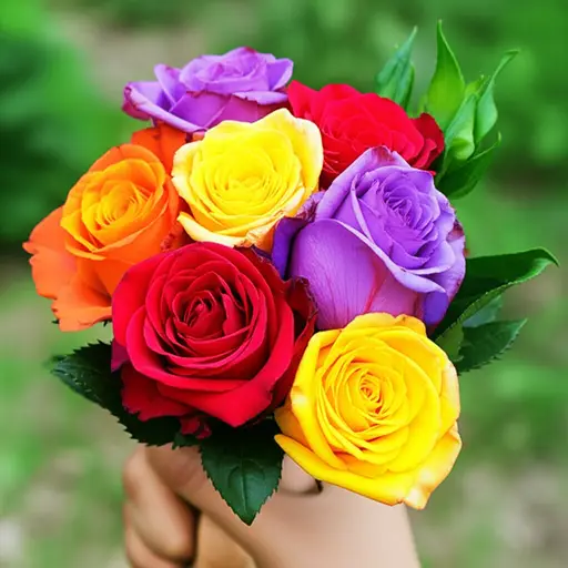 来闻闻这些花！