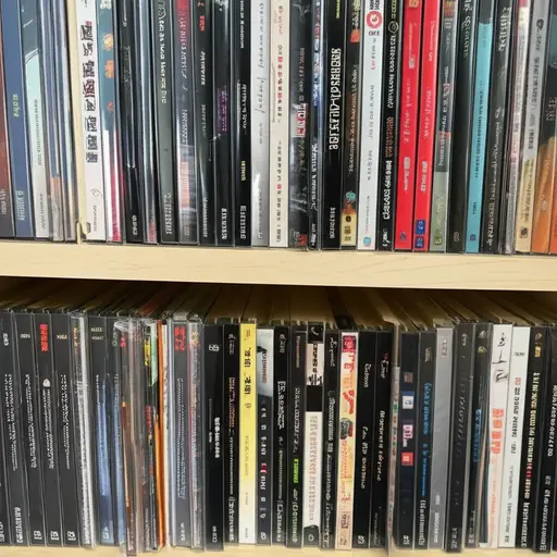 他的CD收藏很丰富。