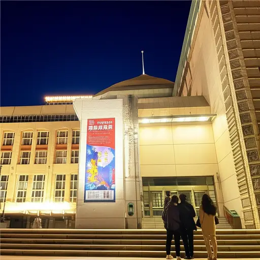 我们在国家剧院看了一场戏剧。