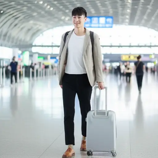 我的行李箱很轻，很容易携带。