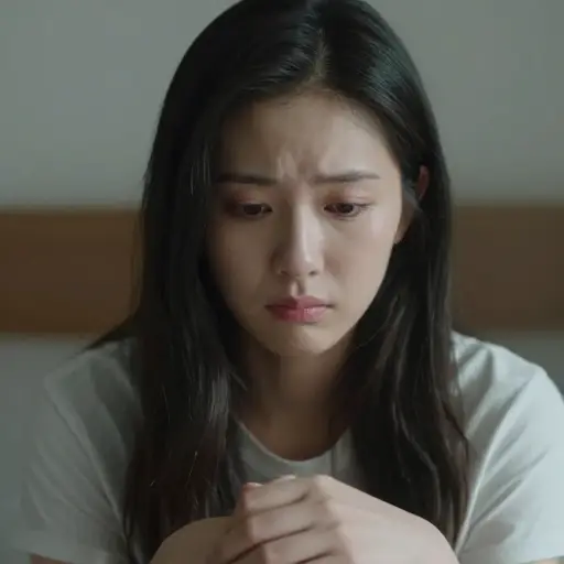 她说得很少，但她的表情说明了一切。