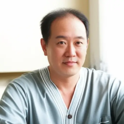 我父亲三十多岁就开始秃顶了。