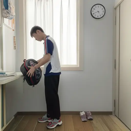 我们明天需要早点出发去学校。