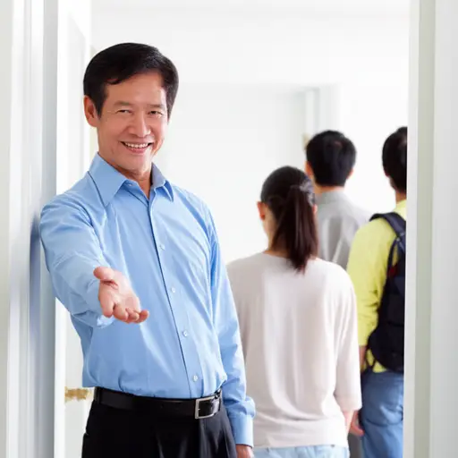 你可以先走，因为你年龄最大。