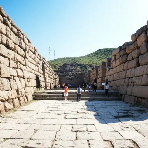 每年都有成千上万的游客在这些古代遗址中漫步。