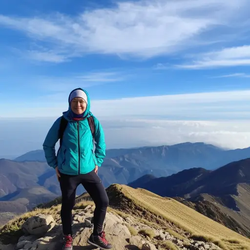 徒步很漫长也很艰难，但从山顶看到的景色让这一切都值得。