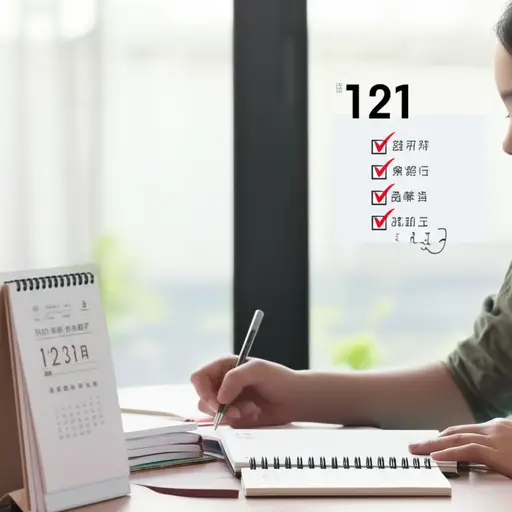 通过持续的努力，他实现了全年的所有学习目标。